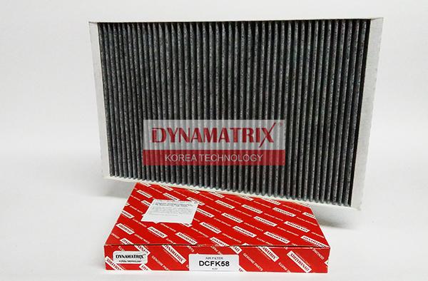 Dynamatrix DCFK58 - Фільтр, повітря у внутрішній простір autozip.com.ua