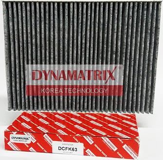 Dynamatrix DCFK63 - Фільтр, повітря у внутрішній простір autozip.com.ua