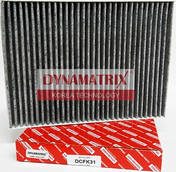 Dynamatrix DCFK31 - Фільтр, повітря у внутрішній простір autozip.com.ua