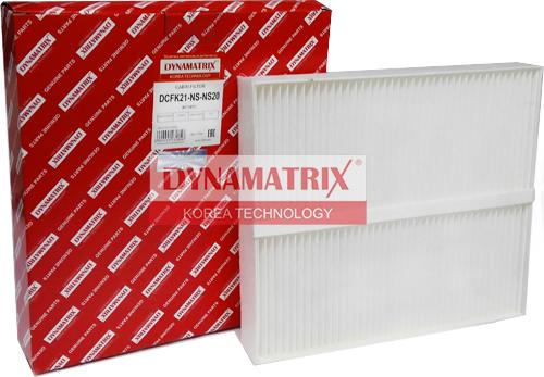 Dynamatrix DCFK21-NS-NS20 - Фільтр, повітря у внутрішній простір autozip.com.ua