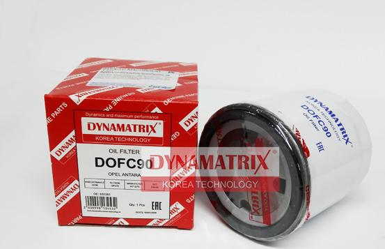 Dynamatrix DOFC90 - Масляний фільтр autozip.com.ua
