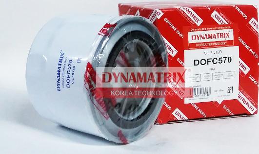 Dynamatrix DOFC570 - Масляний фільтр autozip.com.ua