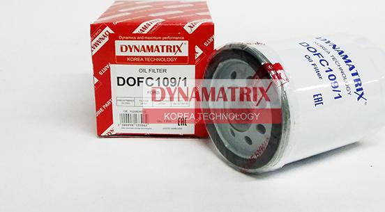 Dynamatrix DOFC109/1 - Масляний фільтр autozip.com.ua