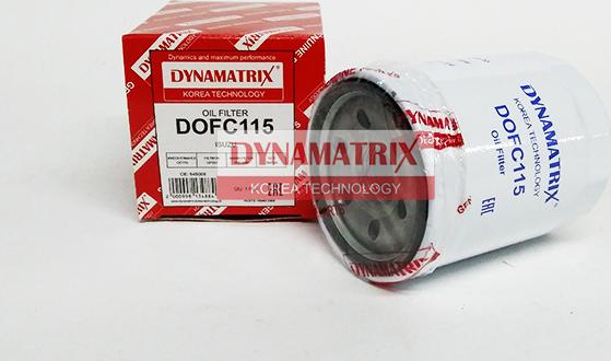 Dynamatrix DOFC115 - Масляний фільтр autozip.com.ua