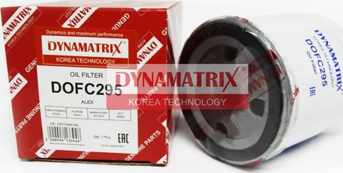 Dynamatrix DOFC295 - Масляний фільтр autozip.com.ua