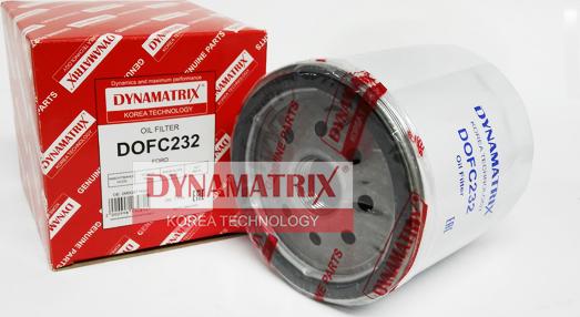 Dynamatrix DOFC232 - Масляний фільтр autozip.com.ua