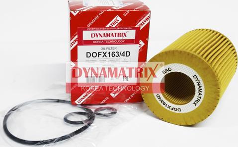 Dynamatrix DOFX163/4D - Масляний фільтр autozip.com.ua