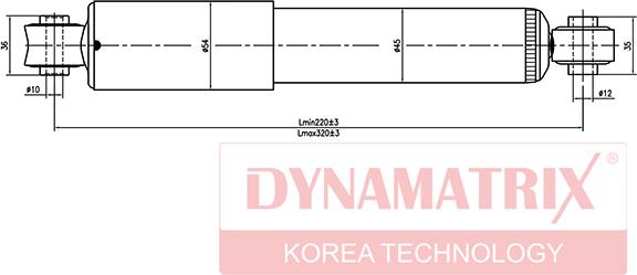 Dynamatrix DSA444100 - Амортизатор autozip.com.ua