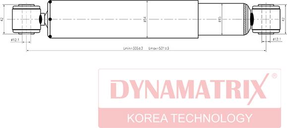 Dynamatrix DSA445020 - Амортизатор autozip.com.ua