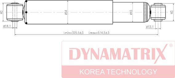 Dynamatrix DSA441081 - Амортизатор autozip.com.ua