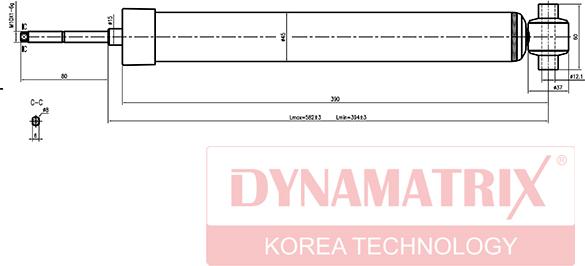 Dynamatrix DSA441102 - Амортизатор autozip.com.ua
