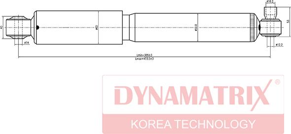 Dynamatrix DSA551805 - Амортизатор autozip.com.ua