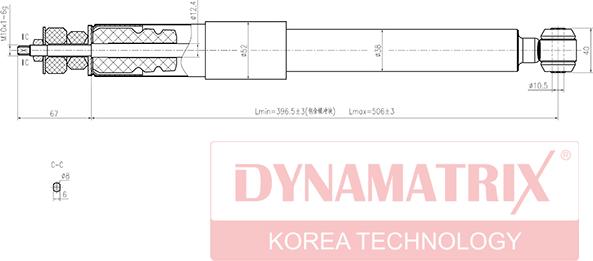 Dynamatrix DSA553177 - Амортизатор autozip.com.ua