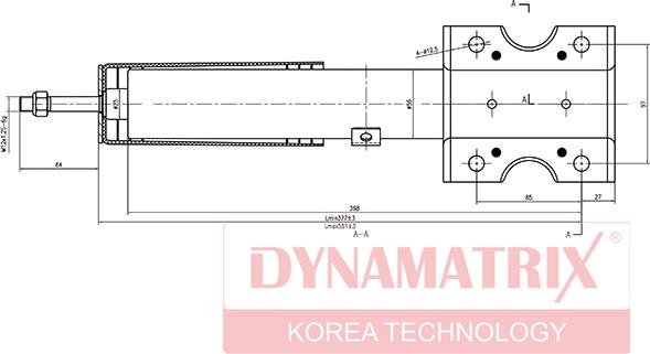 Dynamatrix DSA635800 - Амортизатор autozip.com.ua
