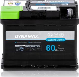 Dynamax 635213 - Стартерна акумуляторна батарея, АКБ autozip.com.ua