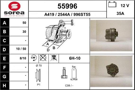 EAI 55996 - Генератор autozip.com.ua