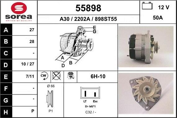 EAI 55898 - Генератор autozip.com.ua