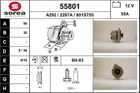 EAI 55801 - Генератор autozip.com.ua