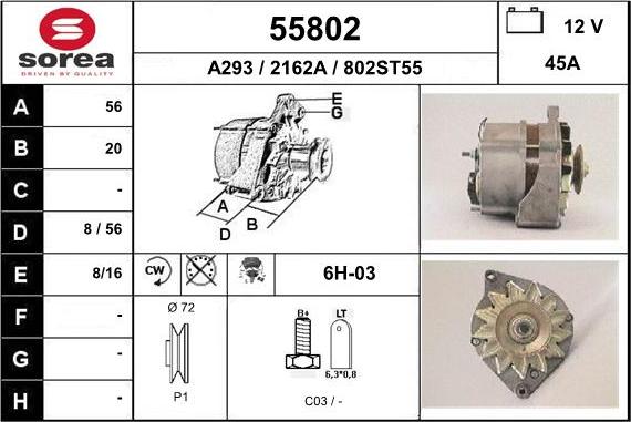 EAI 55802 - Генератор autozip.com.ua