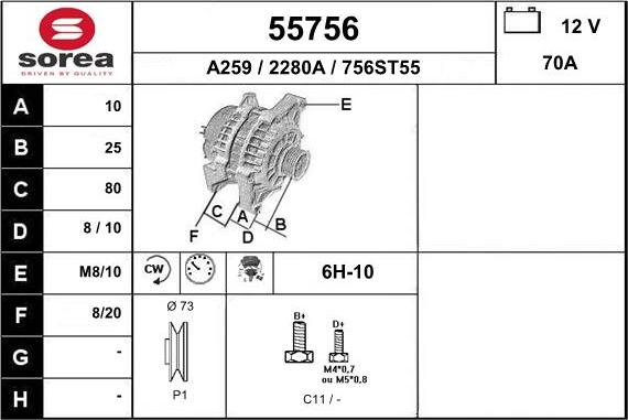 EAI 55756 - Генератор autozip.com.ua