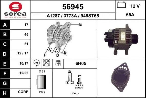 EAI 56945 - Генератор autozip.com.ua