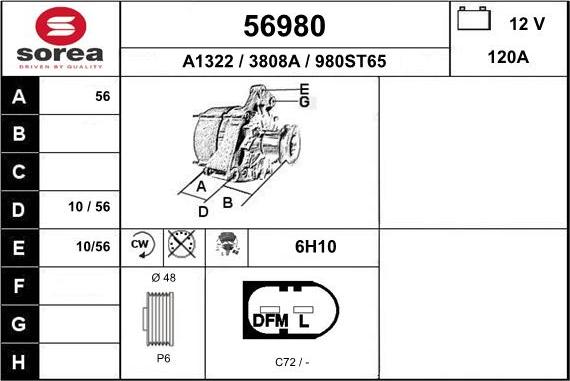 EAI 56980 - Генератор autozip.com.ua