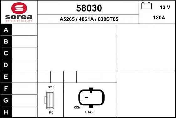 EAI 58030 - Генератор autozip.com.ua