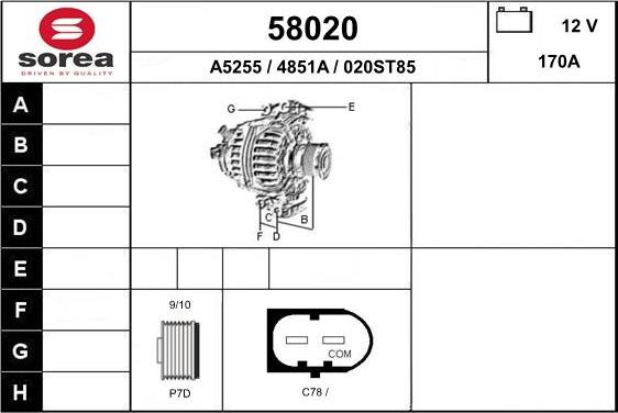 EAI 58020 - Генератор autozip.com.ua