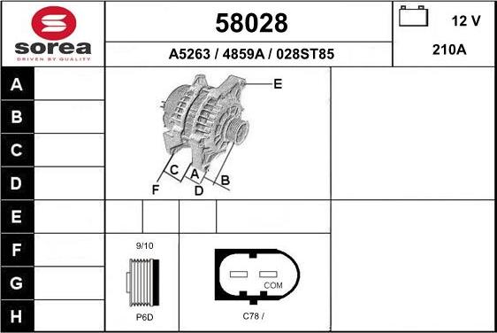 EAI 58028 - Генератор autozip.com.ua