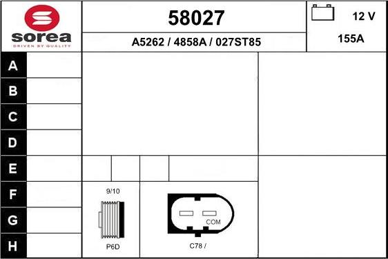 EAI 58027 - Генератор autozip.com.ua