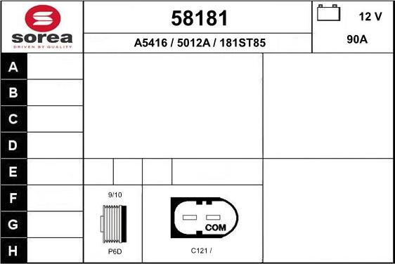 EAI 58181 - Генератор autozip.com.ua