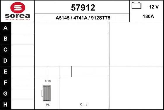 EAI 57912 - Генератор autozip.com.ua