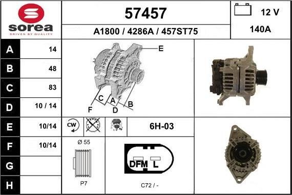 EAI 57457 - Генератор autozip.com.ua