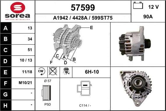 EAI 57599 - Генератор autozip.com.ua