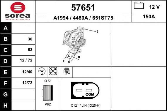 EAI 57651 - Генератор autozip.com.ua