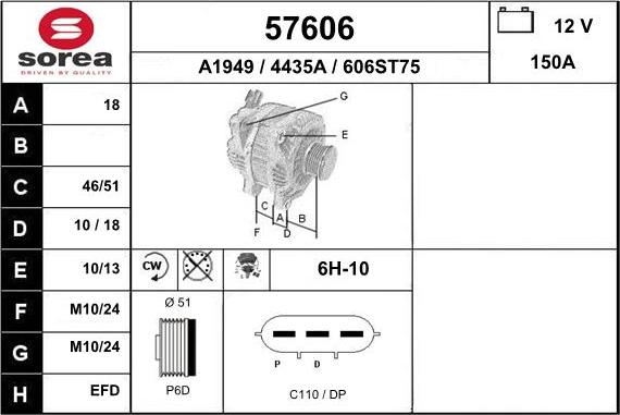 EAI 57606 - Генератор autozip.com.ua