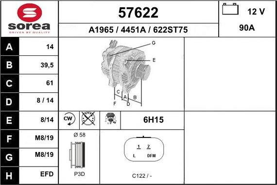 EAI 57622 - Генератор autozip.com.ua