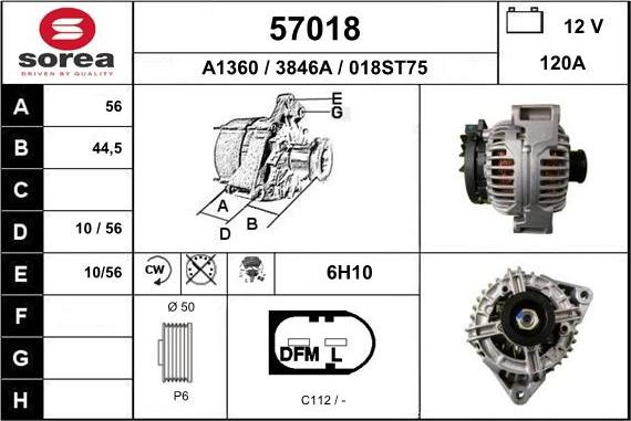 EAI 57018 - Генератор autozip.com.ua