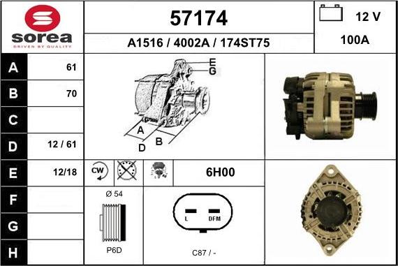 EAI 57174 - Генератор autozip.com.ua