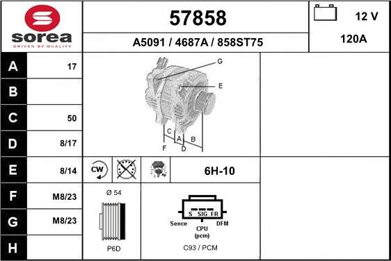 EAI 57858 - Генератор autozip.com.ua