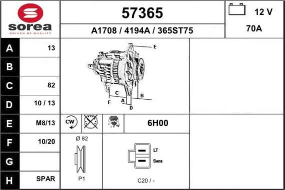 EAI 57365 - Генератор autozip.com.ua