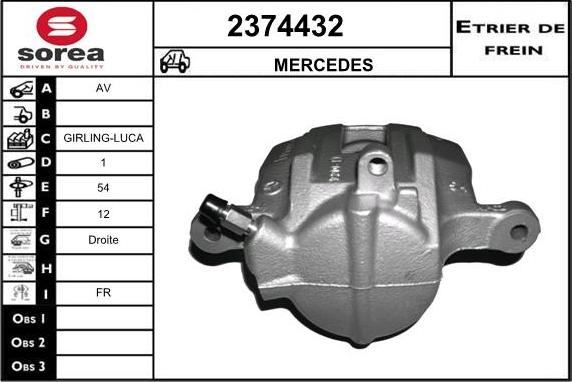 EAI 2374432 - Гальмівний супорт autozip.com.ua