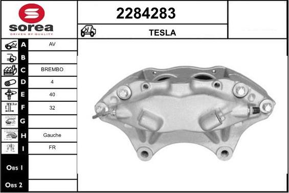 EAI 2284283 - Гальмівний супорт autozip.com.ua