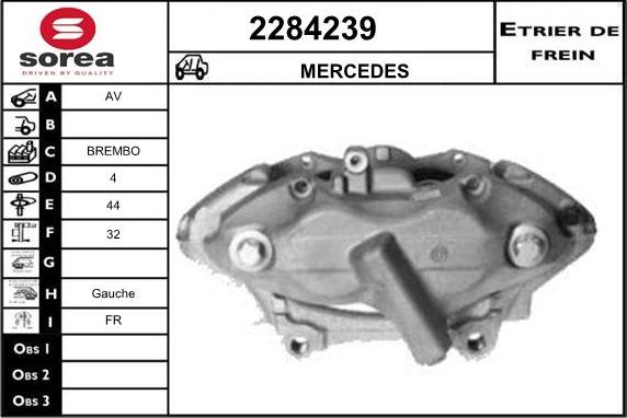 EAI 2284239 - Гальмівний супорт autozip.com.ua