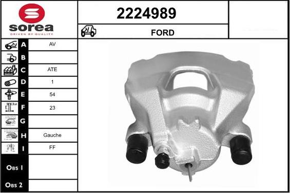 EAI 2224989 - Гальмівний супорт autozip.com.ua