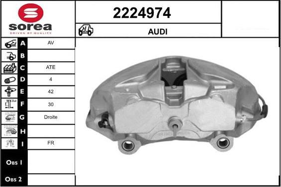 EAI 2224974 - Гальмівний супорт autozip.com.ua