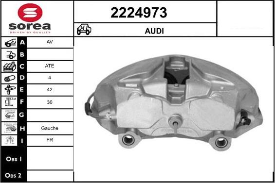 EAI 2224973 - Гальмівний супорт autozip.com.ua