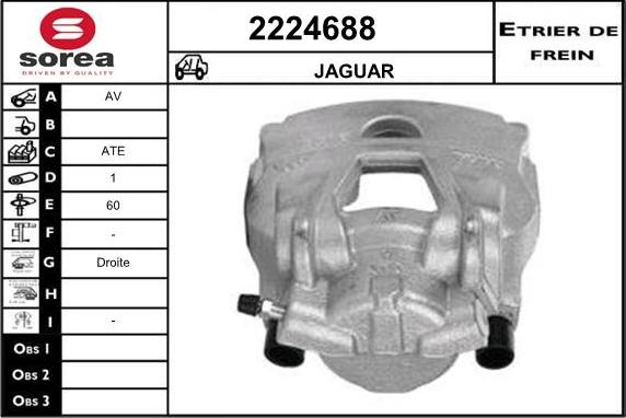 EAI 2224688 - Гальмівний супорт autozip.com.ua