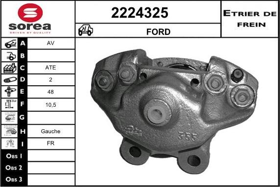 EAI 2224325 - Гальмівний супорт autozip.com.ua