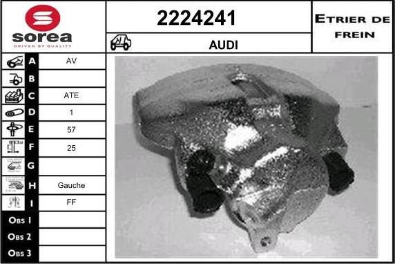 EAI 2224241 - Гальмівний супорт autozip.com.ua